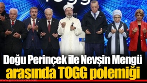 Doğu Perinçek ile Nevşin Mengü arasında TOGG polemiği