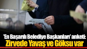 'En Başarılı Belediye Başkanları' anketi: Zirvede Yavaş ve Göksu var
