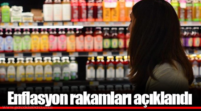 Enflasyon rakamları açıklandı
