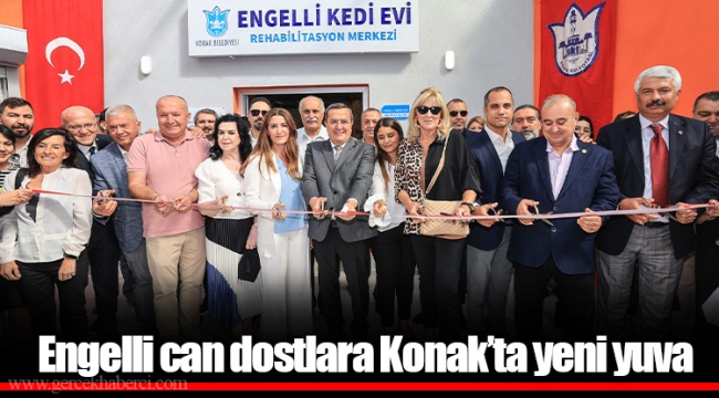 Engelli can dostlara Konak’ta yeni yuva