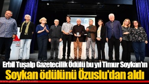 Erbil Tuşalp Gazetecilik Ödülü bu yıl Timur Soykan’ın