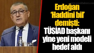 Erdoğan ‘Haddini bil’ demişti: TÜSİAD başkanı yine yeni modeli hedef aldı