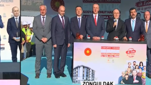 Erdoğan temel atma töreninde konuşurken dikkat çeken bir ses duyuldu: 'Yandık'