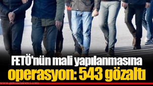 FETÖ'nün mali yapılanmasına operasyon: 543 gözaltı