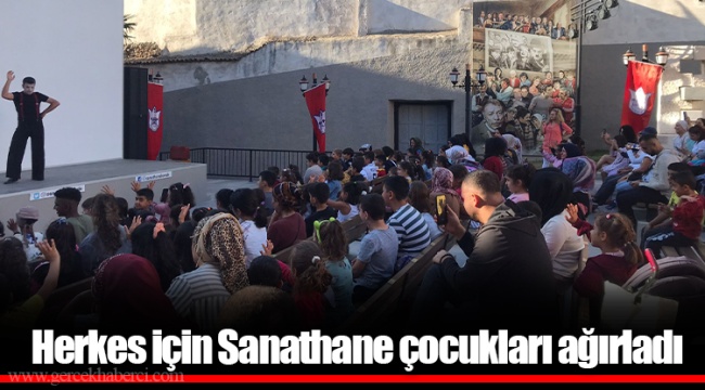 Herkes için Sanathane  Çocukları ağırladı