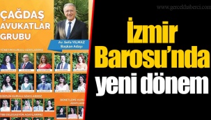 İzmir Barosu’nda yeni dönem