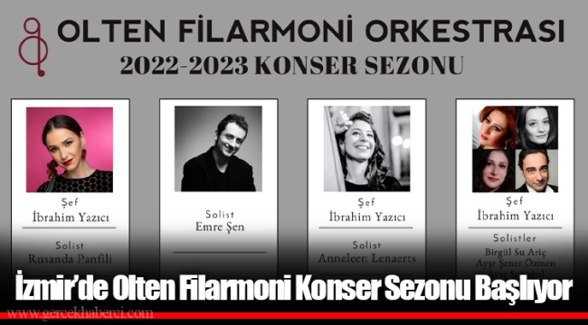 İzmir’de Olten Filarmoni Konser Sezonu Başlıyor