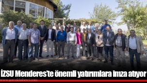 İZSU Menderes’te önemli yatırımlara imza atıyor