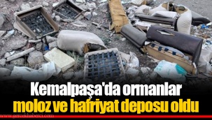 Kemalpaşa'da ormanlar moloz ve hafriyat deposu oldu