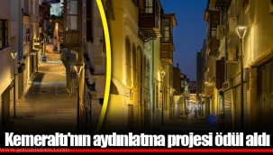 Kemeraltı'nın aydınlatma projesi ödül aldı