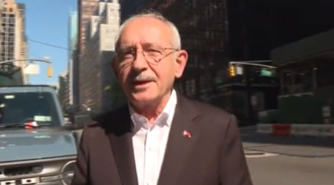 Kılıçdaroğlu, ABD’deki TÜRKEN gökdeleninin önünden Erdoğan’a seslendi: Aileyi konuşmak istiyorsan gel buradan başlayalım