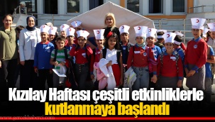 Kızılay Haftası çeşitli etkinliklerle kutlanmaya başlandı