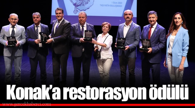 Konak’a restorasyon ödülü