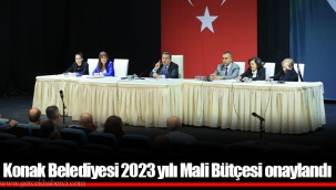 Konak Belediyesi 2023 yılı Mali Bütçesi onaylandı