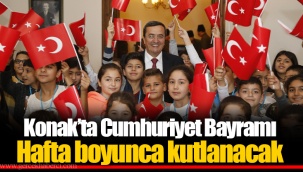 Konak’ta Cumhuriyet Bayramı Hafta boyunca kutlanacak