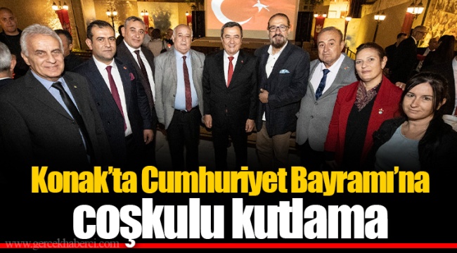 Konak’ta Cumhuriyet Bayramı’na coşkulu kutlama