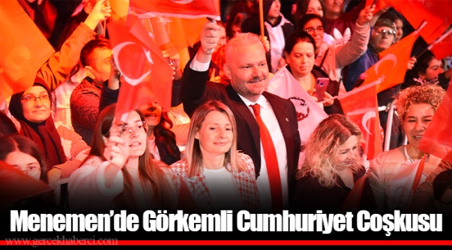 Menemen’de Görkemli Cumhuriyet Coşkusu
