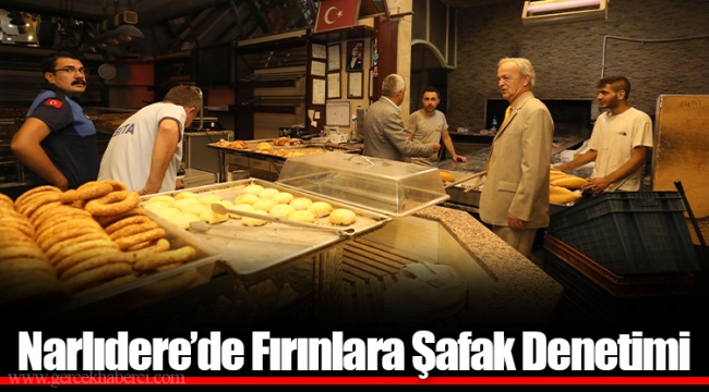 Narlıdere’de Fırınlara Şafak Denetimi