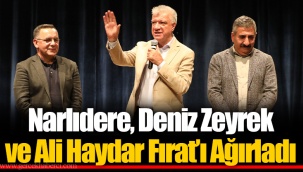 Narlıdere, Deniz Zeyrek ve Ali Haydar Fırat’ı Ağırladı