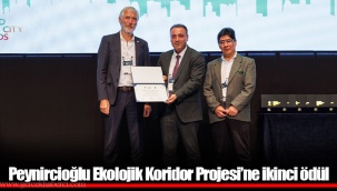 Peynircioğlu Ekolojik Koridor Projesi’ne ikinci ödül