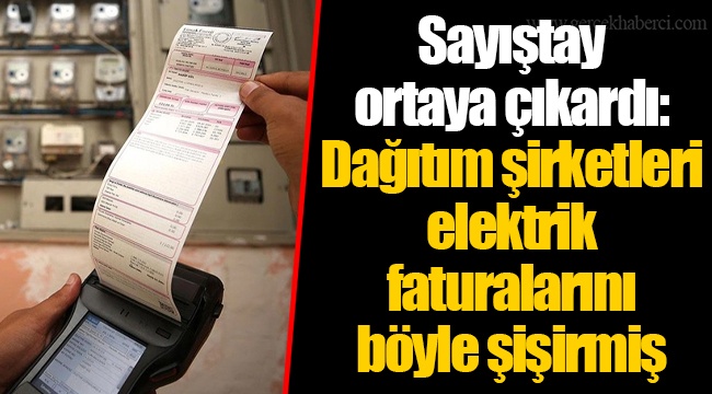 Sayıştay ortaya çıkardı: Dağıtım şirketleri elektrik faturalarını böyle şişirmiş