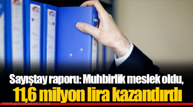 Sayıştay raporu: Muhbirlik meslek oldu, 11,6 milyon lira kazandırdı