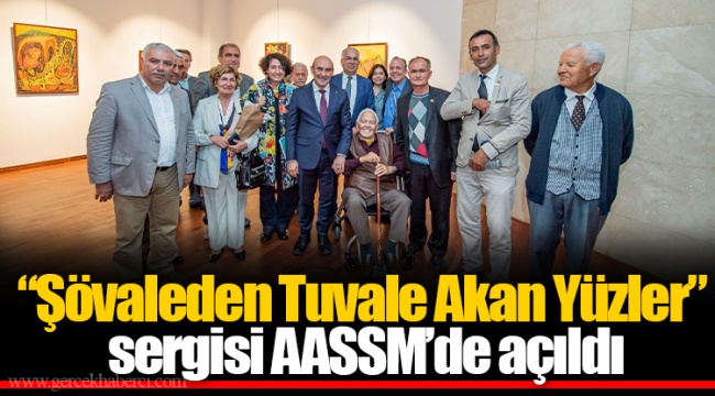 “Şövaleden Tuvale Akan Yüzler” sergisi AASSM’de açıldı