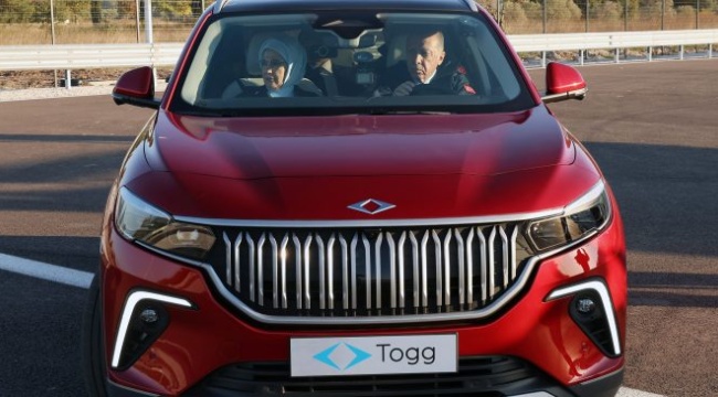 TOGG banttan indi: Erdoğan test etti