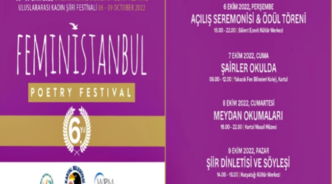 Uluslararası Kadın Şiiri Festivali 'FeminİSTANBUL' başladı