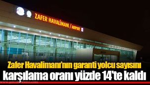 Zafer Havalimanı’nın garanti yolcu sayısını karşılama oranı yüzde 14'te kaldı