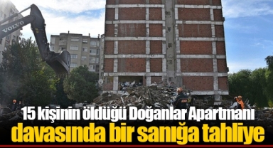 15 kişinin öldüğü Doğanlar Apartmanı davasında bir sanığa tahliye