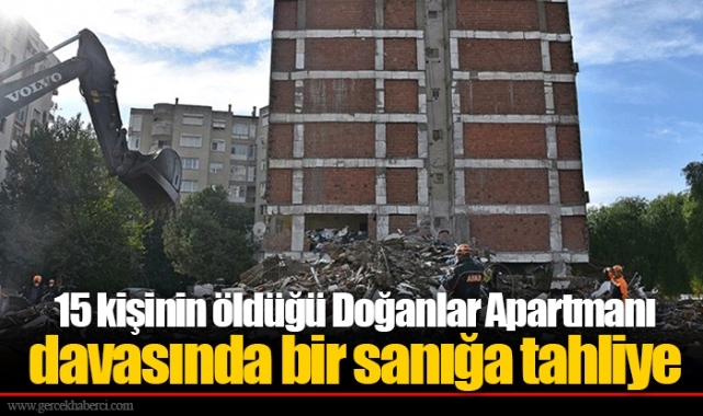 15 kişinin öldüğü Doğanlar Apartmanı davasında bir sanığa tahliye