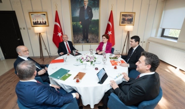 Altılı Masa dokuzuncu kez toplandı: Tarihi bir çalışmaya imza attık