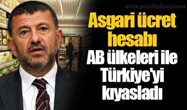 Asgari ücret hesabı  AB ülkeleri ile Türkiye'yi kıyasladı