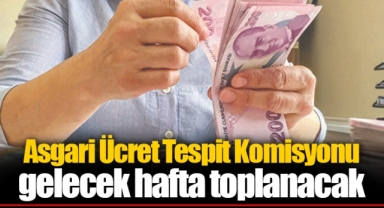 Asgari Ücret Tespit Komisyonu gelecek hafta toplanacak