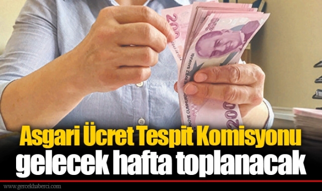 Asgari Ücret Tespit Komisyonu gelecek hafta toplanacak