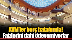 AVM'ler borç batağında! Faizlerini dahi ödeyemiyorlar
