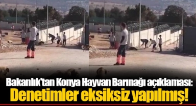 Bakanlık'tan Konya Hayvan Barınağı açıklaması: Denetimler eksiksiz yapılmış!