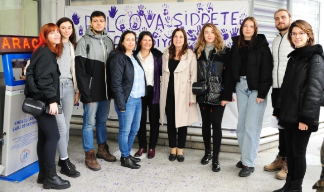 Balçovalı kadınlar şiddete dur dedi