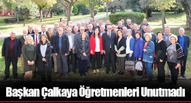 Başkan Çalkaya Öğretmenleri Unutmadı