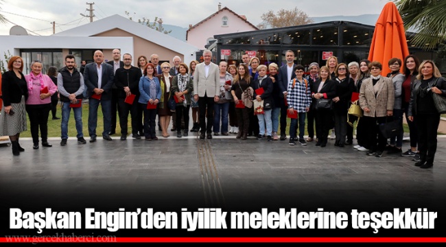 Başkan Engin’den iyilik meleklerine teşekkür