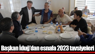 Başkan İduğ’dan esnafa 2023 tavsiyeleri