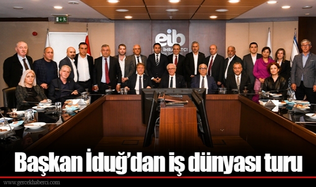 Başkan İduğ’dan iş dünyası turu