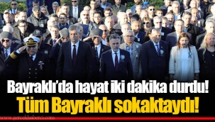 Bayraklı’da hayat iki dakika durdu!