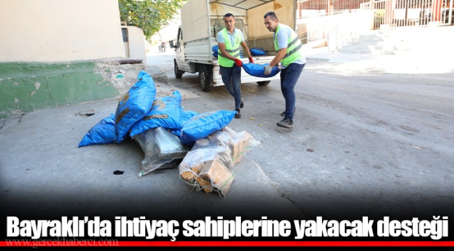 Bayraklı’da ihtiyaç sahiplerine yakacak desteği