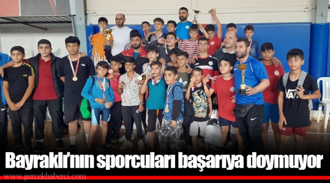 Bayraklı’nın sporcuları başarıya doymuyor