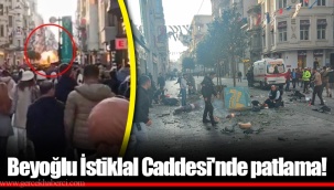 Beyoğlu İstiklal Caddesi'nde patlama!
