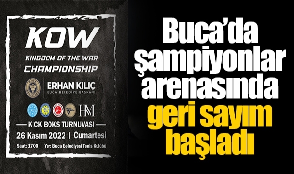 Buca’da şampiyonlar arenasında geri sayım başladı