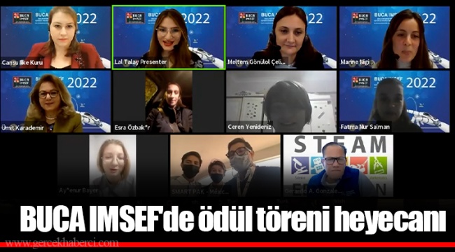 BUCA IMSEF'de ödül töreni heyecanı