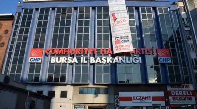 Bursa’da CHP il ve ilçe gençlik kolları görevden alındı